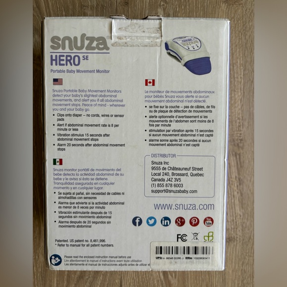 WORKING Snuza Hero SE Baby Movement Moniter - Picture 5 of 7